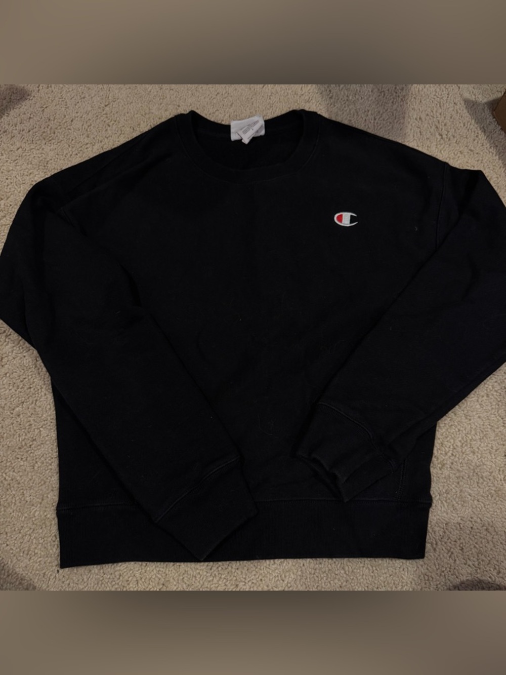 Black Champion crewneck sweatshirt. Womens size S.